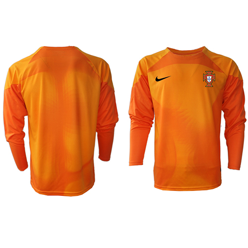 Tanie Strój piłkarski Portugalia Bramkarskie Koszulka Wyjazdowej MŚ 2022 Długie Rękawy